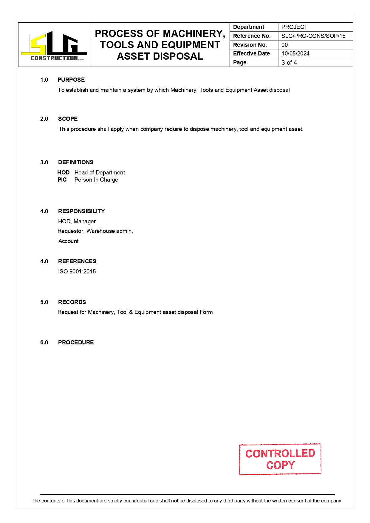 SLG-PRO-SOP Page 3
